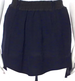 ISABEL MARANT Paris. Black Printed Silk Mini Skirt