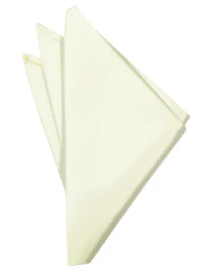Ivory Noble Silk Pocket Square