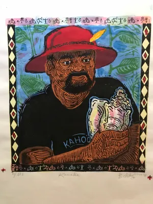 Kanaka Block/Screen Print
