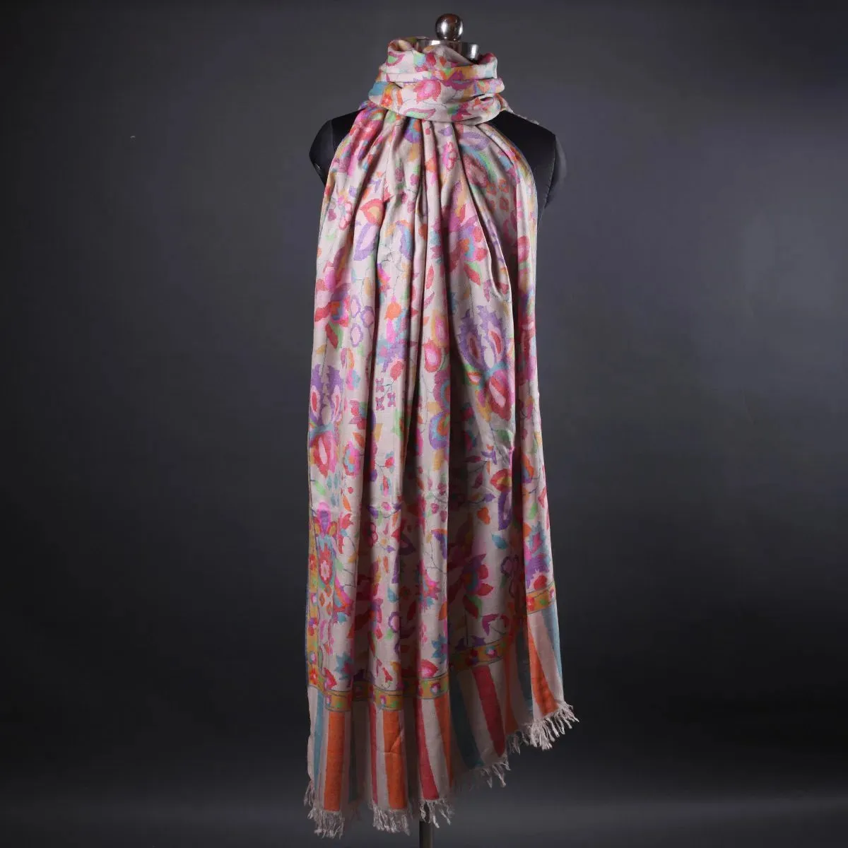 Kani Jamawar Pashmina Shawl