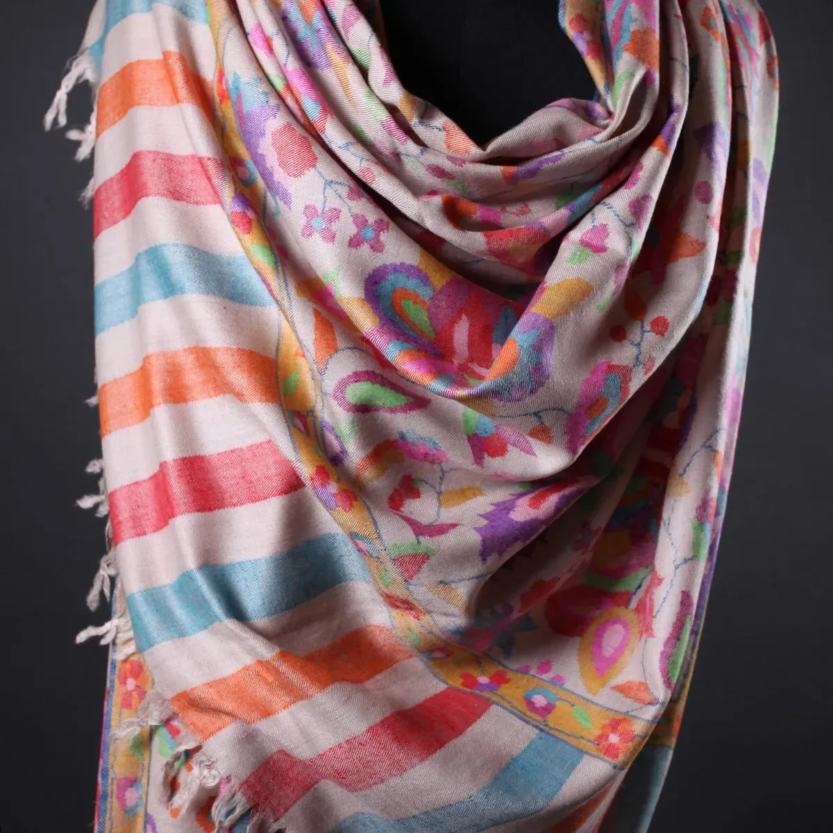 Kani Jamawar Pashmina Shawl