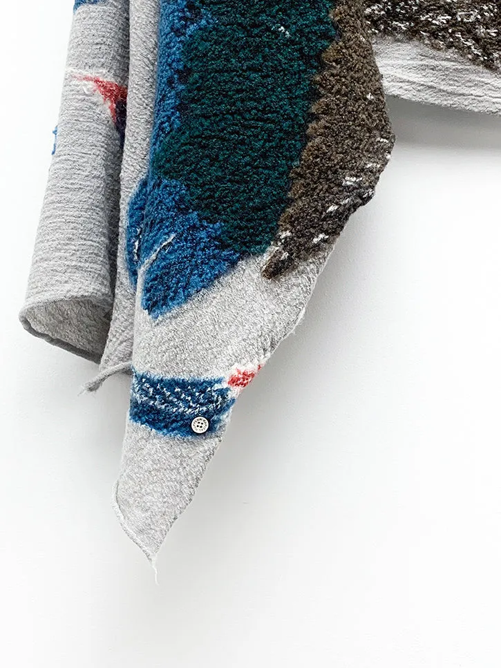 Kapital Compressed Wool Scarf, Ohwashi