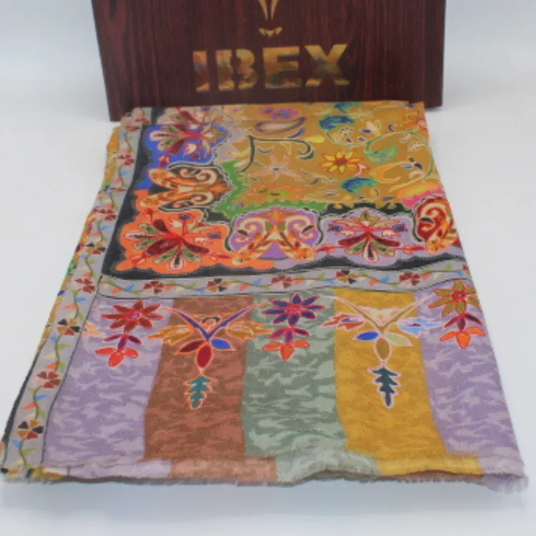 Kashmiri Shathosh Shawl Multi Color