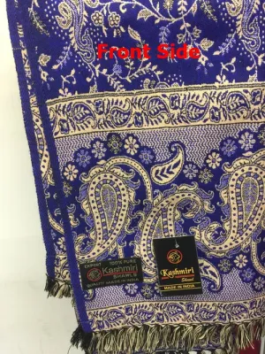 Kashmiri Shawl 100% pure Export Quality Color Blue