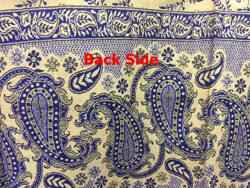 Kashmiri Shawl 100% pure Export Quality Color Blue