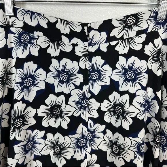 Kate Spade Womens Hollyhock Double Layered Silk Blend Floral Mini Skirt Size 6
