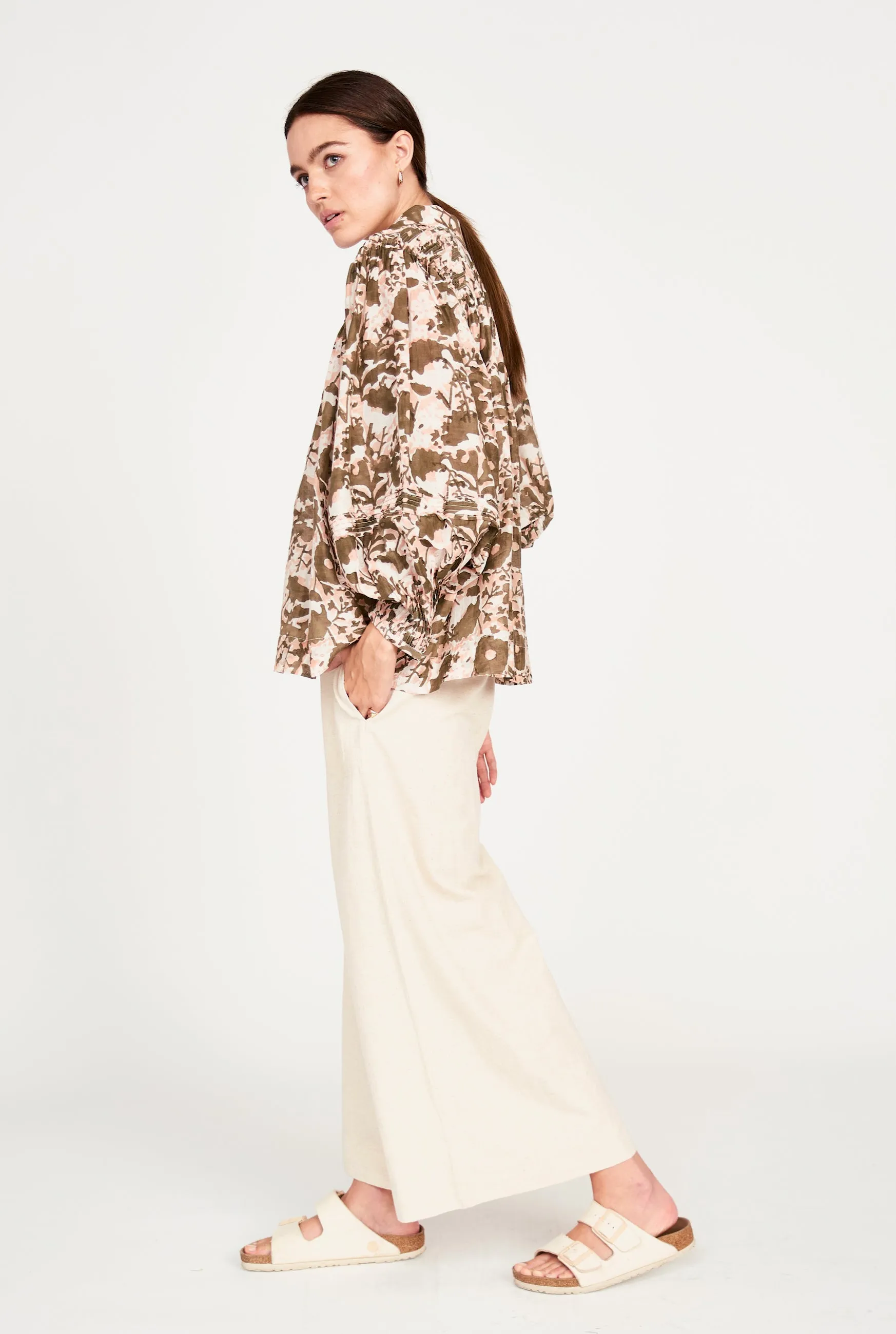 Kerala Blouse in Garden Bloom