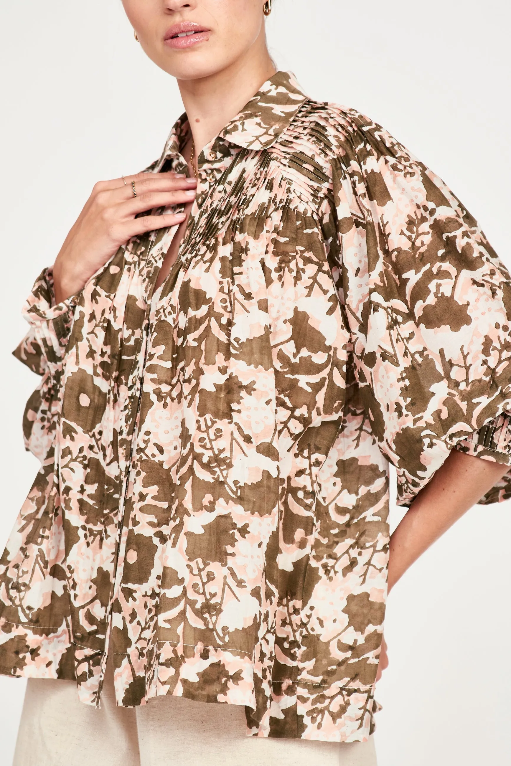 Kerala Blouse in Garden Bloom
