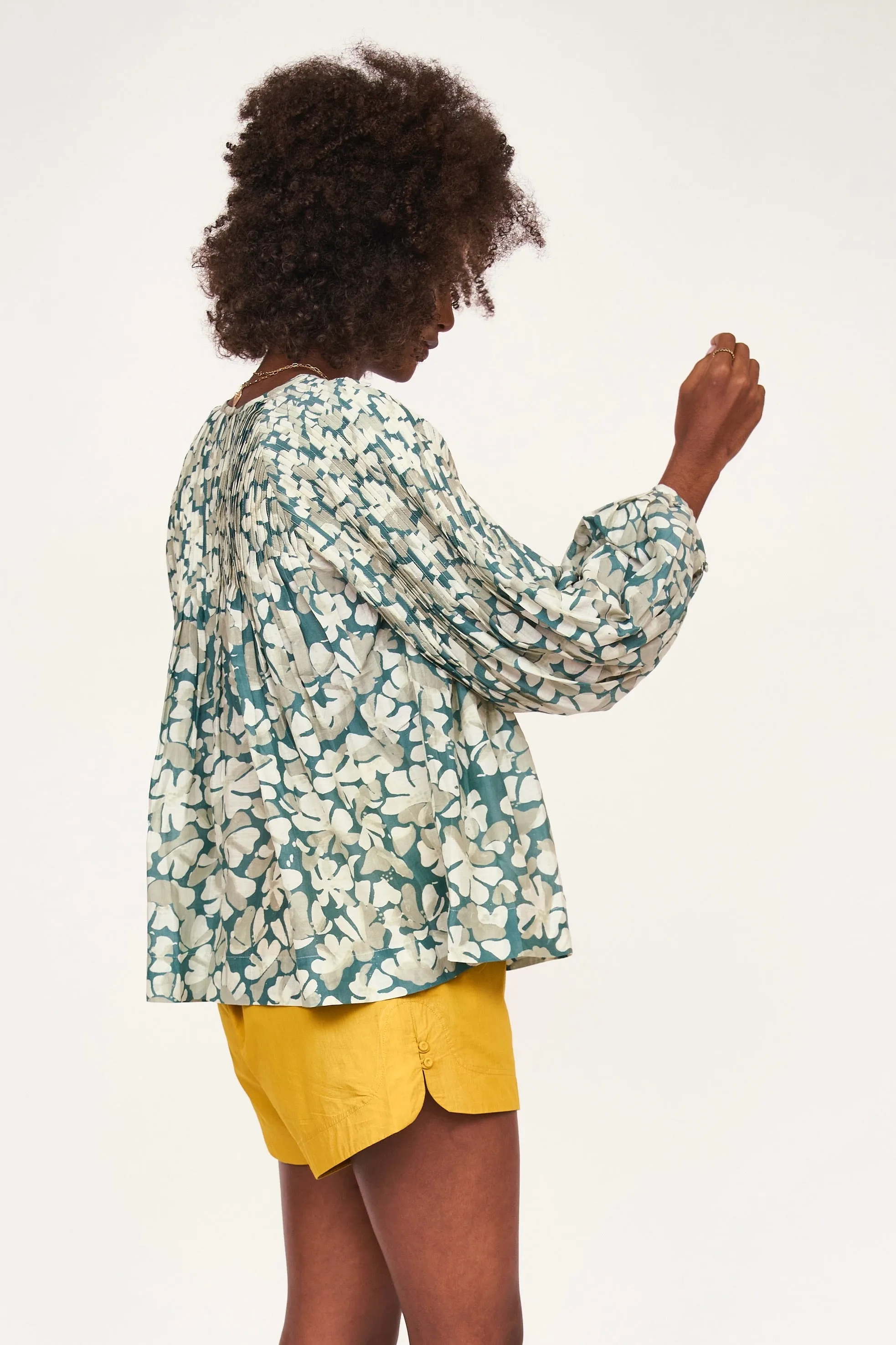 Kerala Blouse in Plumeria