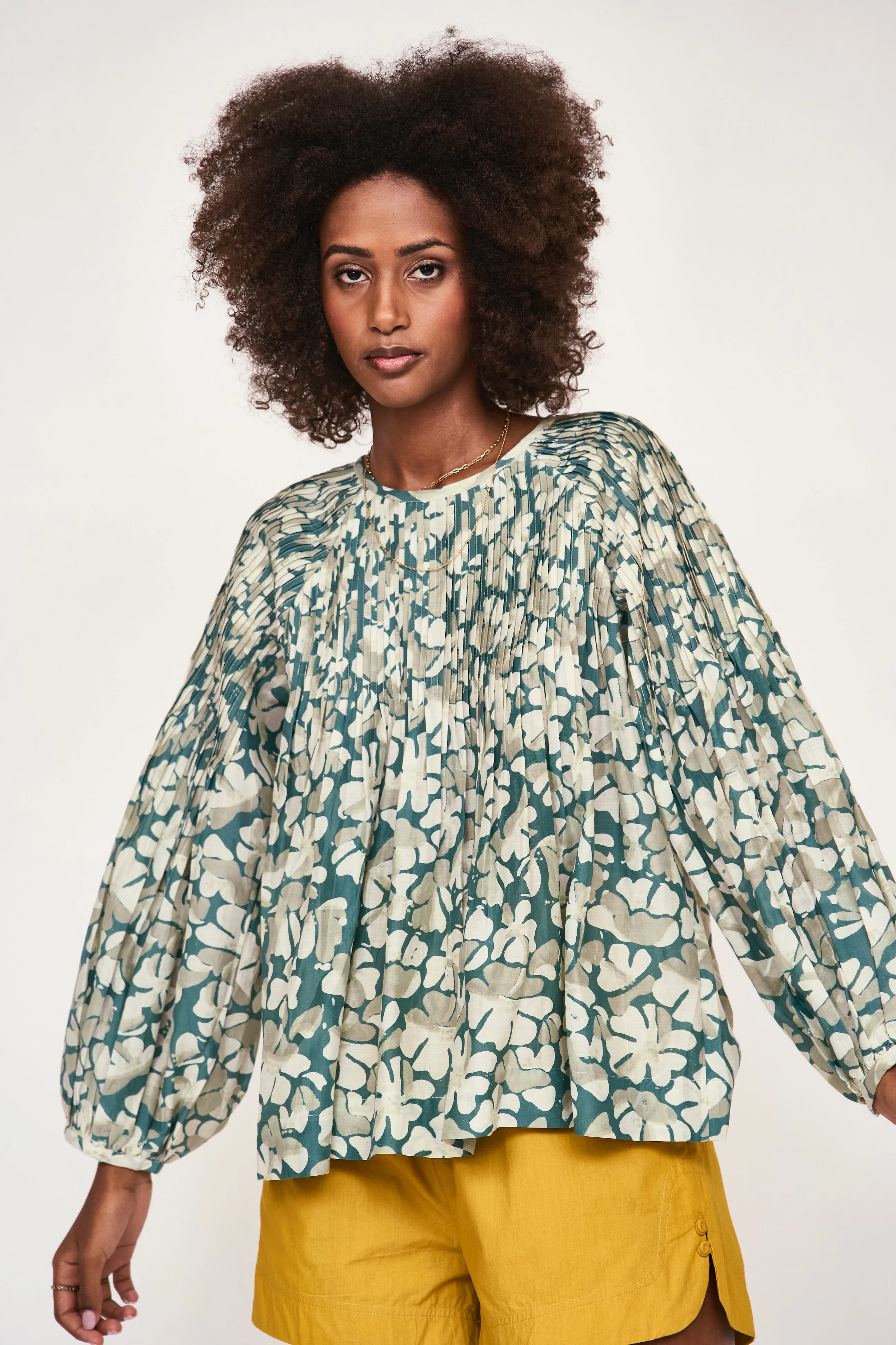 Kerala Blouse in Plumeria