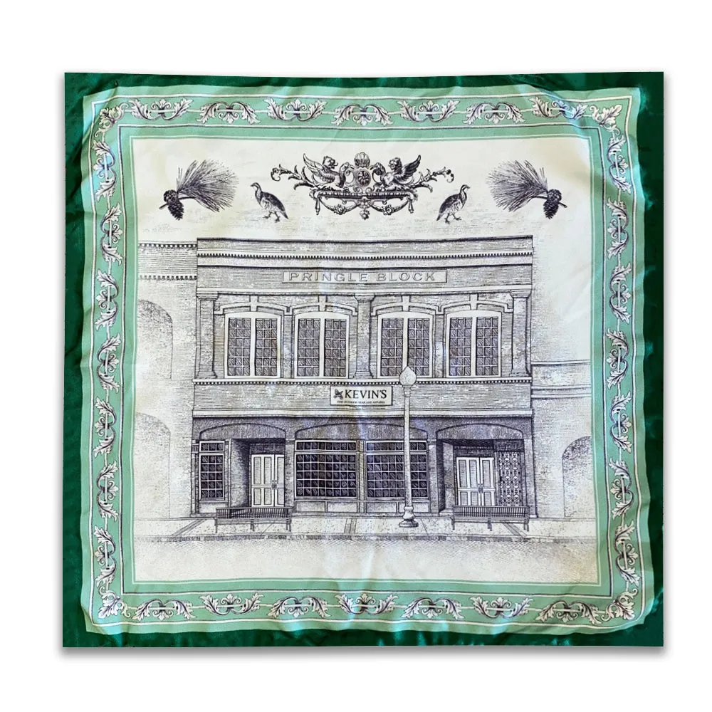 Kevin's Storefront 18in Silk Pocket Square