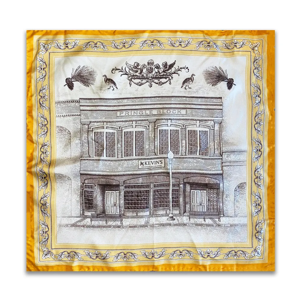Kevin's Storefront 18in Silk Pocket Square
