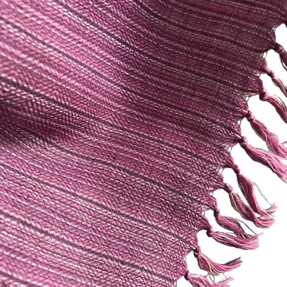 Kilmora Handwoven Throw in Mauve Stripes