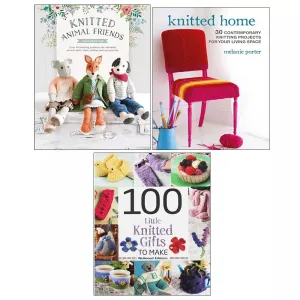 Knitted Animal Friends, 100 Little Knitted Gifts, Knitted Home 3 Books Set