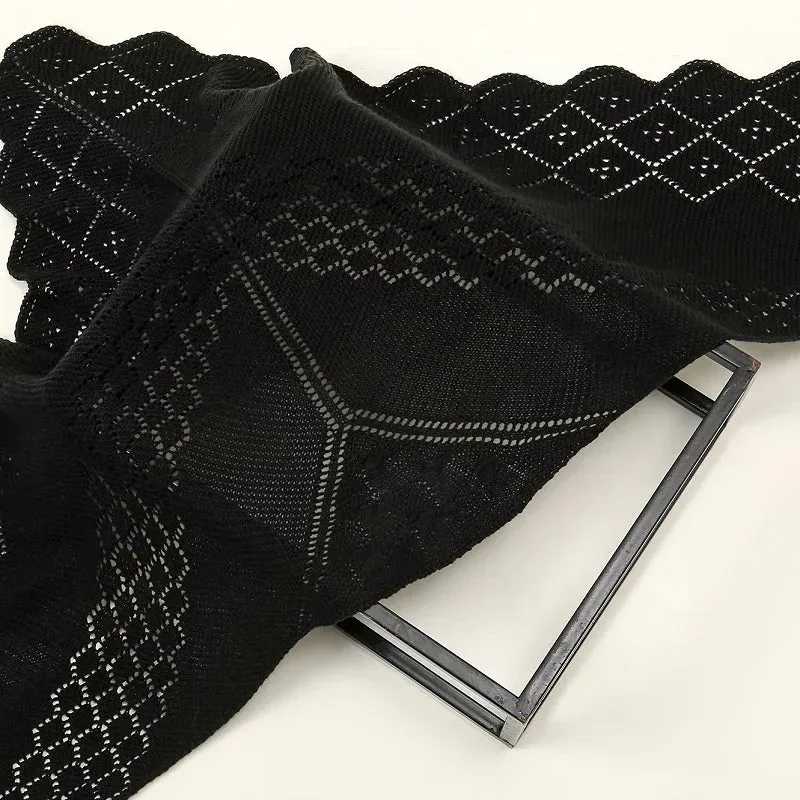 Knitted Hollow Out Shawl Wrap