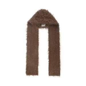 Knitted Hooded Scarf