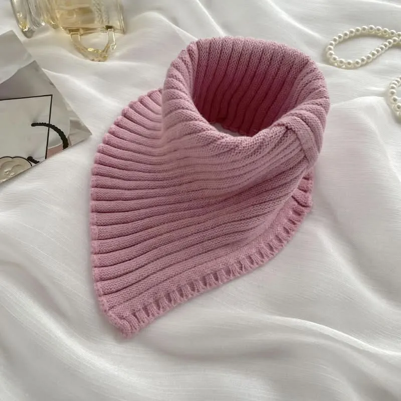 Knitted Neck Warmer Scarf for Winter