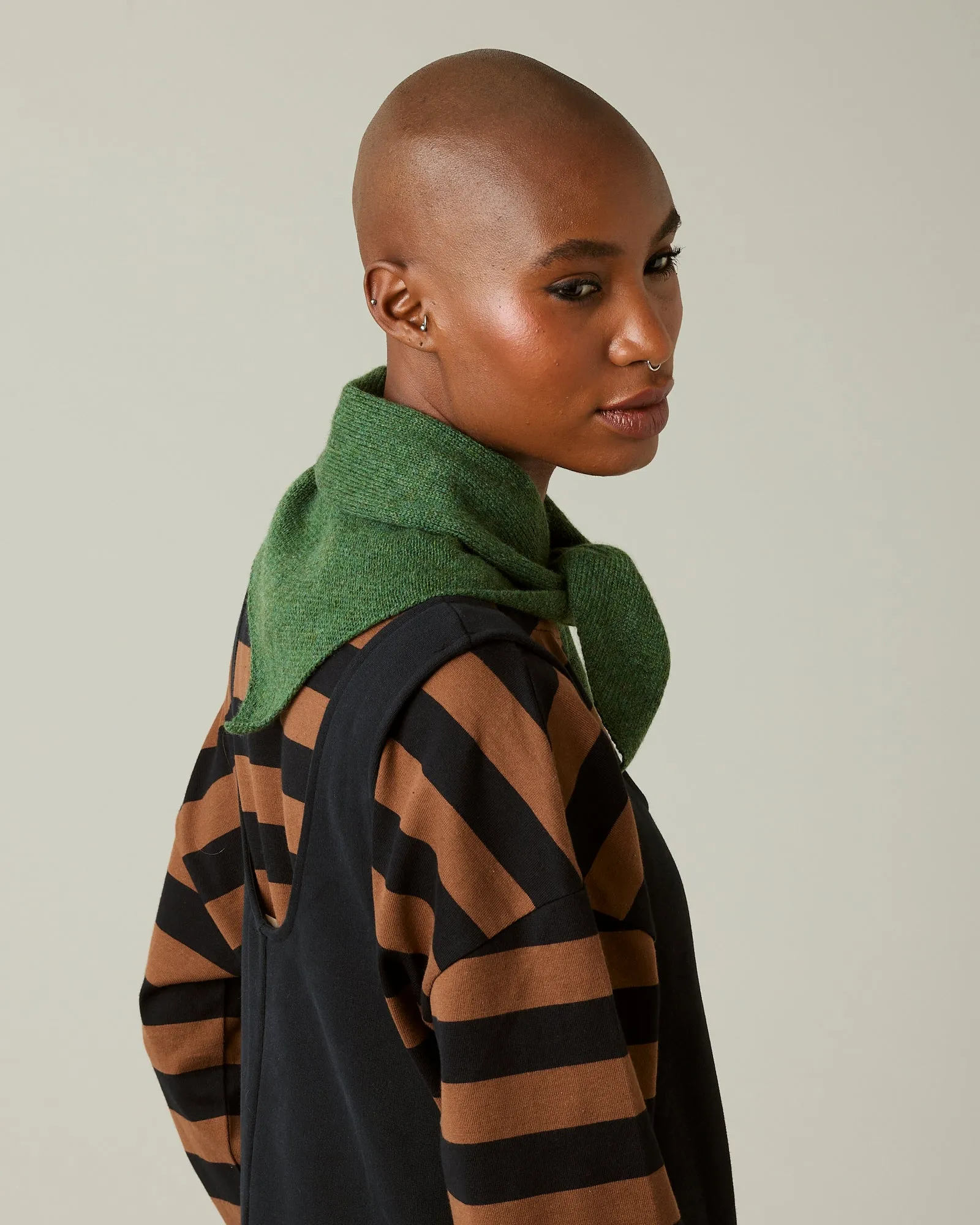 Knitted Neckerchief Apple Green