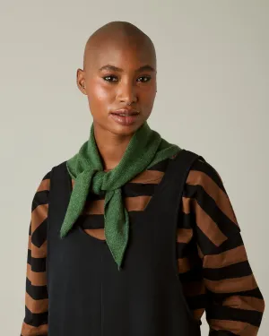 Knitted Neckerchief Apple Green