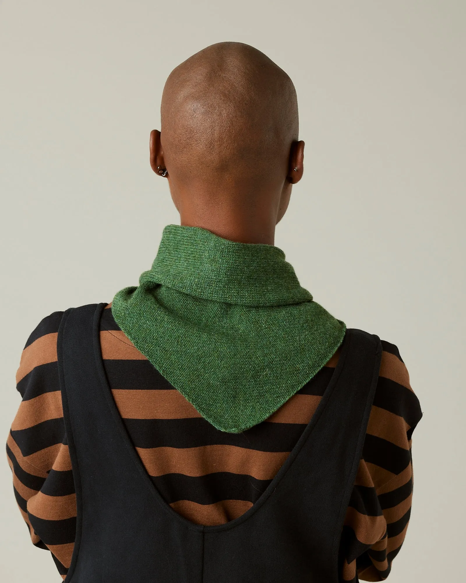 Knitted Neckerchief Apple Green
