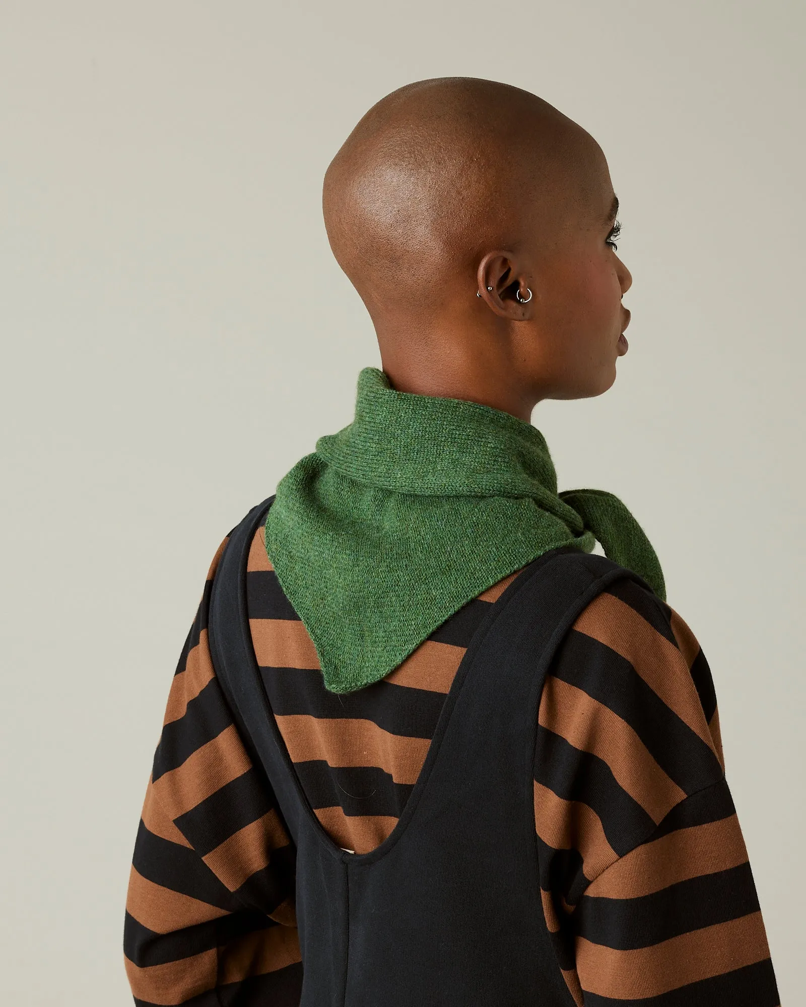 Knitted Neckerchief Apple Green