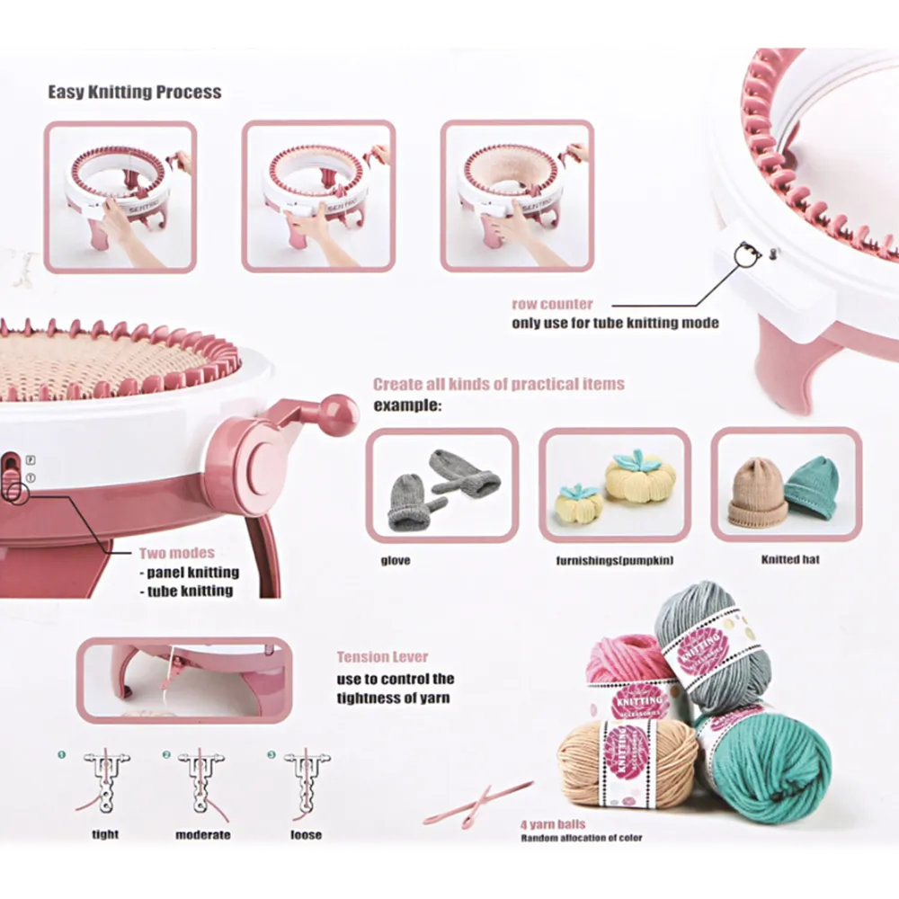 Knitting Machine For Hats Gloves Scarves