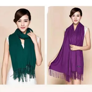 Korean Style Autumn/Winter Fashion Solid Color Women Scarf Cashmere Scarves