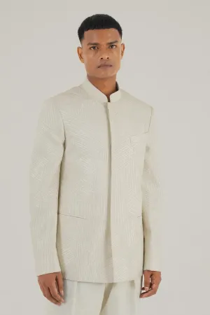 Lace Embroidery Bandhgala