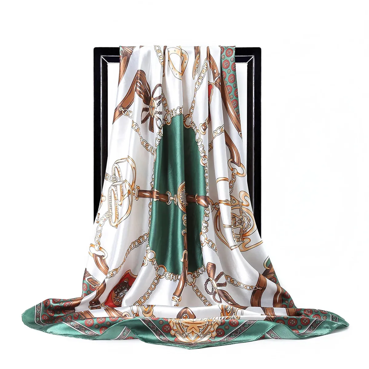 Large Silk Satin Scarves For Women