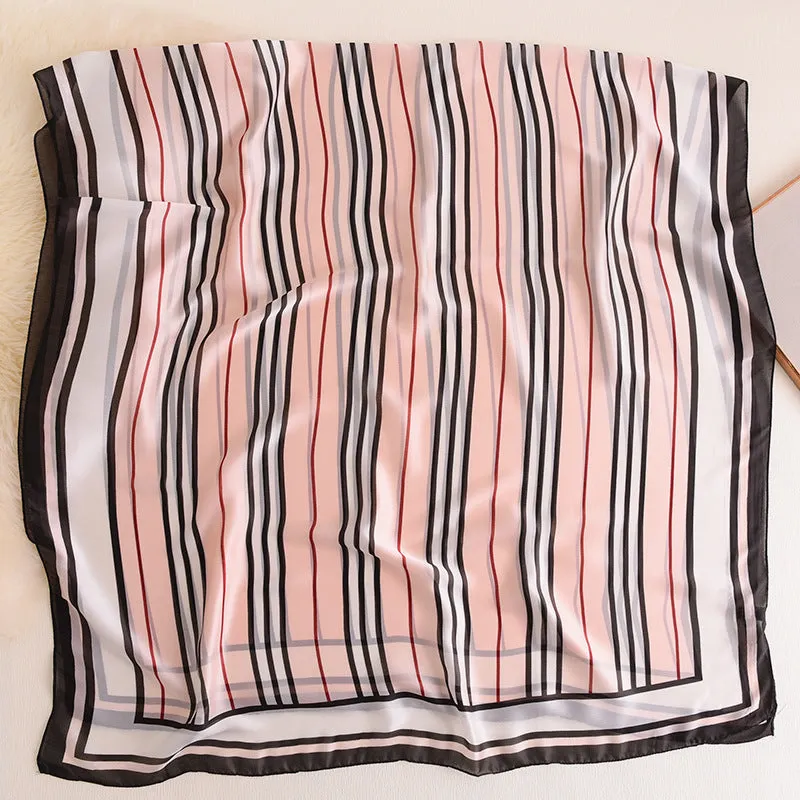 Latest printed brand  long muslim wrap scarves silk shawl
