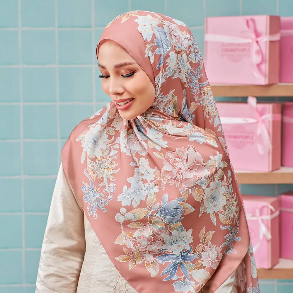 LE Batik Floral in Deep Coral