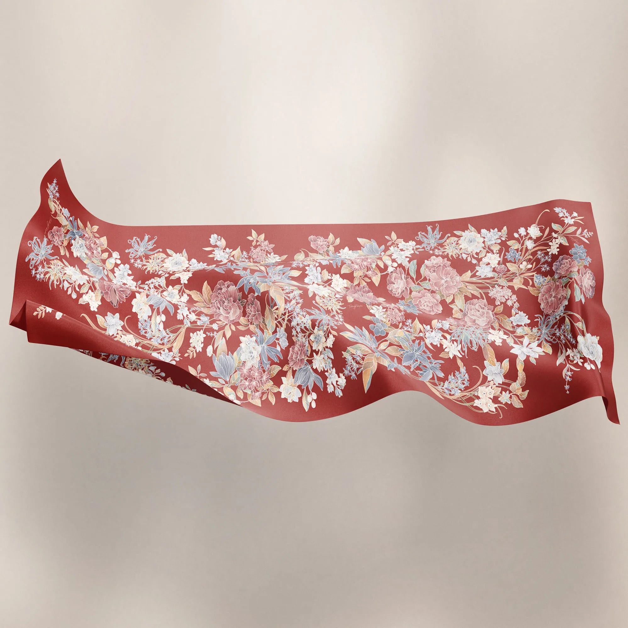 LE Batik Floral in Red