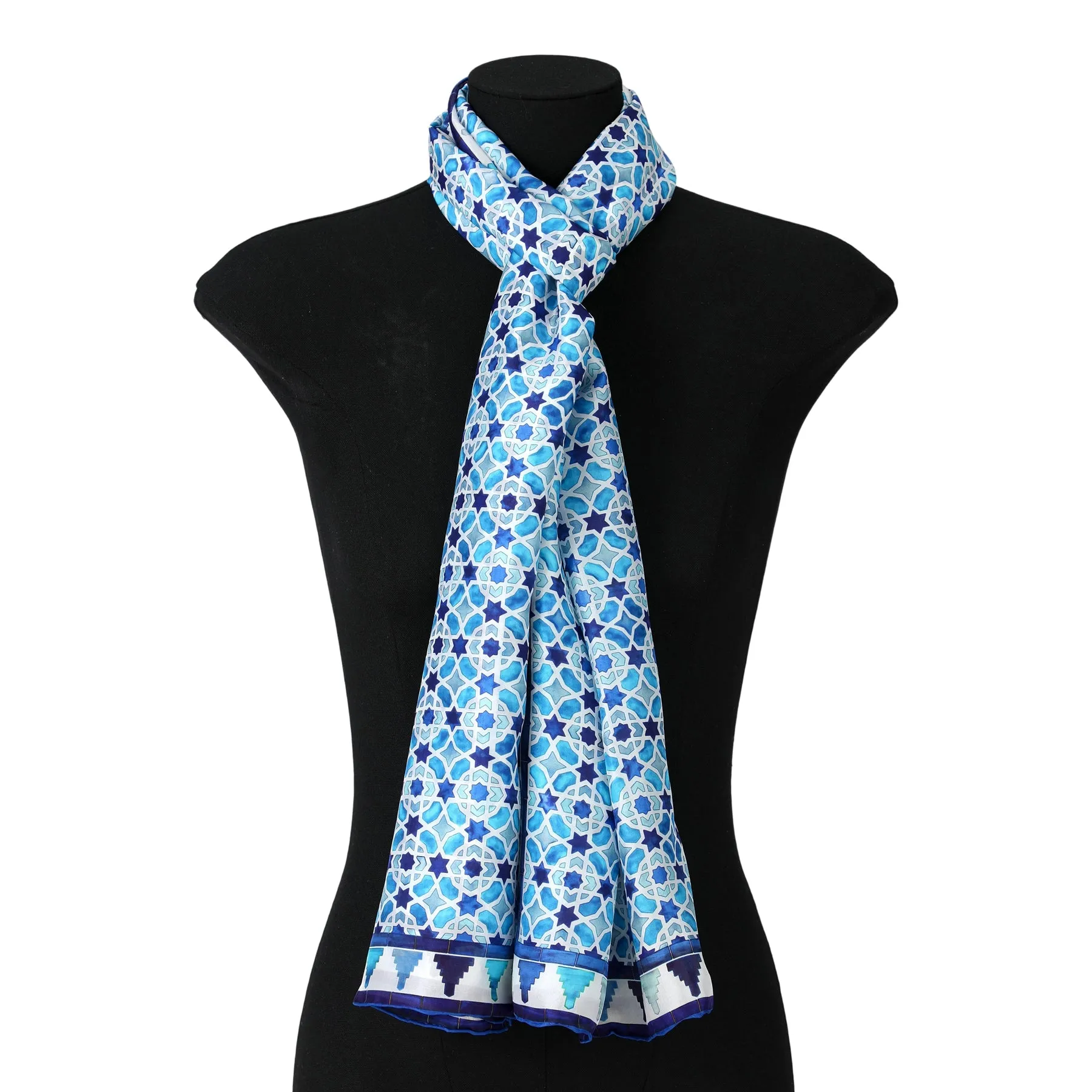 Light Blue Silk Scarf Alcázar