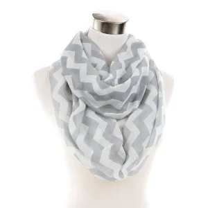 Lightning Grey Infinity Scarf