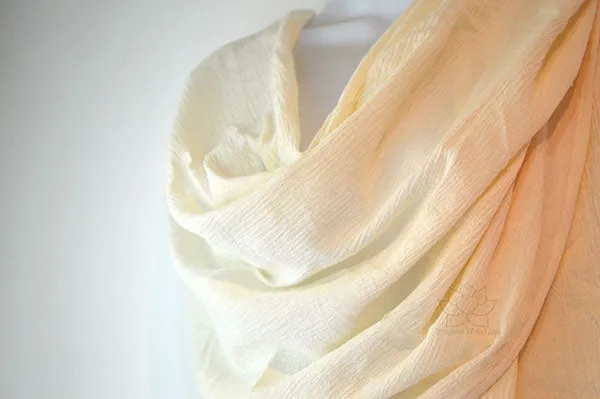 Lightweight Summer 100% Cotton Gauze Scarf