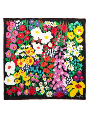 LILLIAN silk twill scarf Garden Party