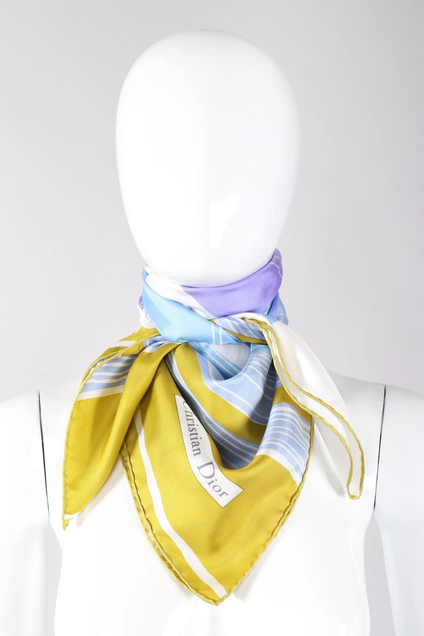 Linear Circle Seagrass Scarf