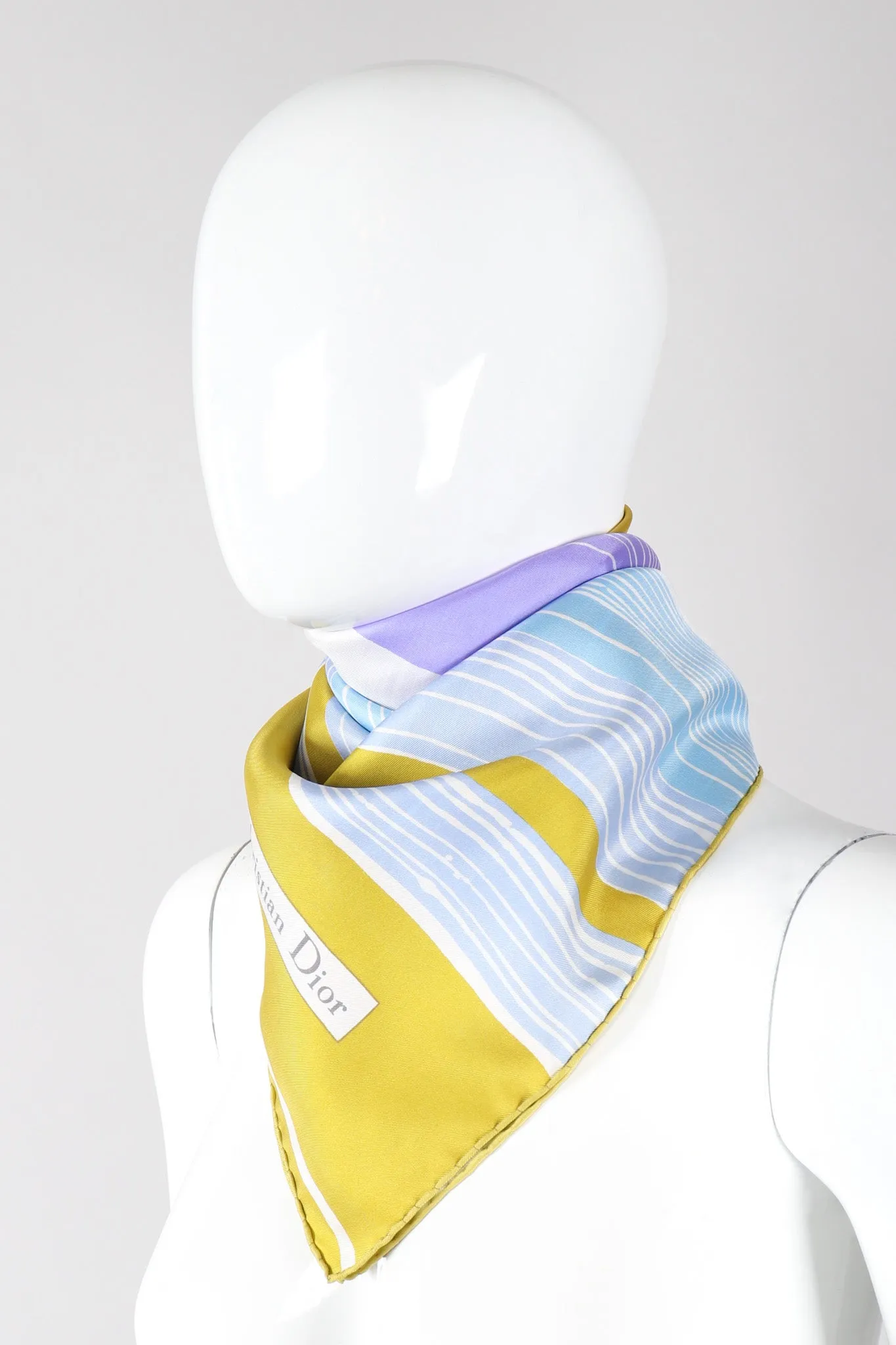 Linear Circle Seagrass Scarf