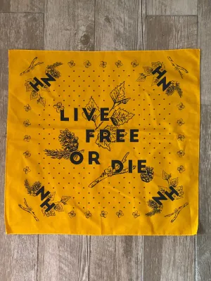 Live Free or Die Bandana