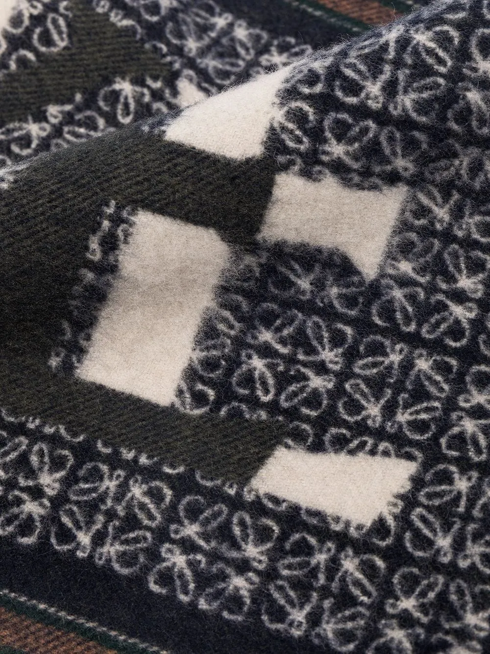 Loewe love wool and cashmere scarf