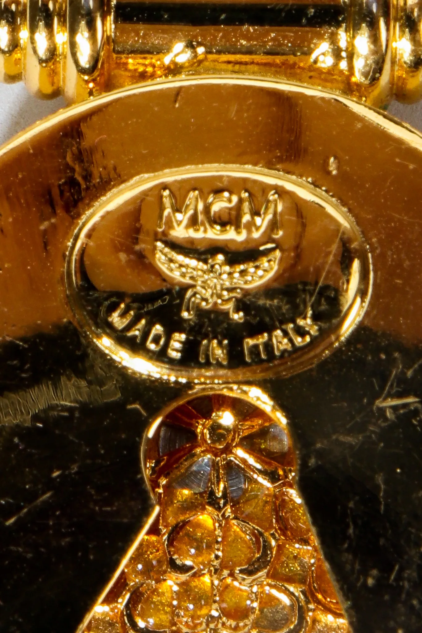 Logo Safety Pin Brooch