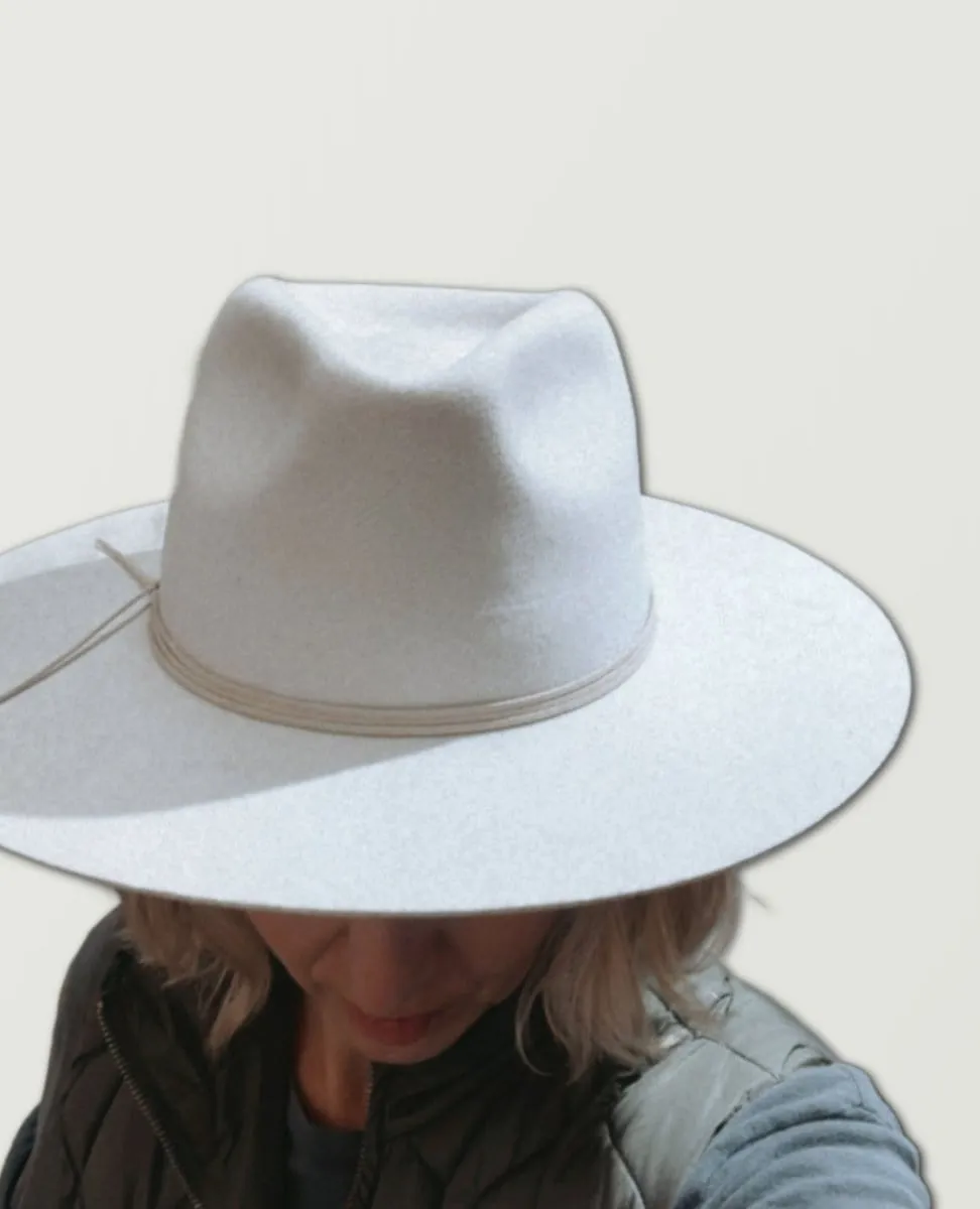 London Felt Fedora Cement