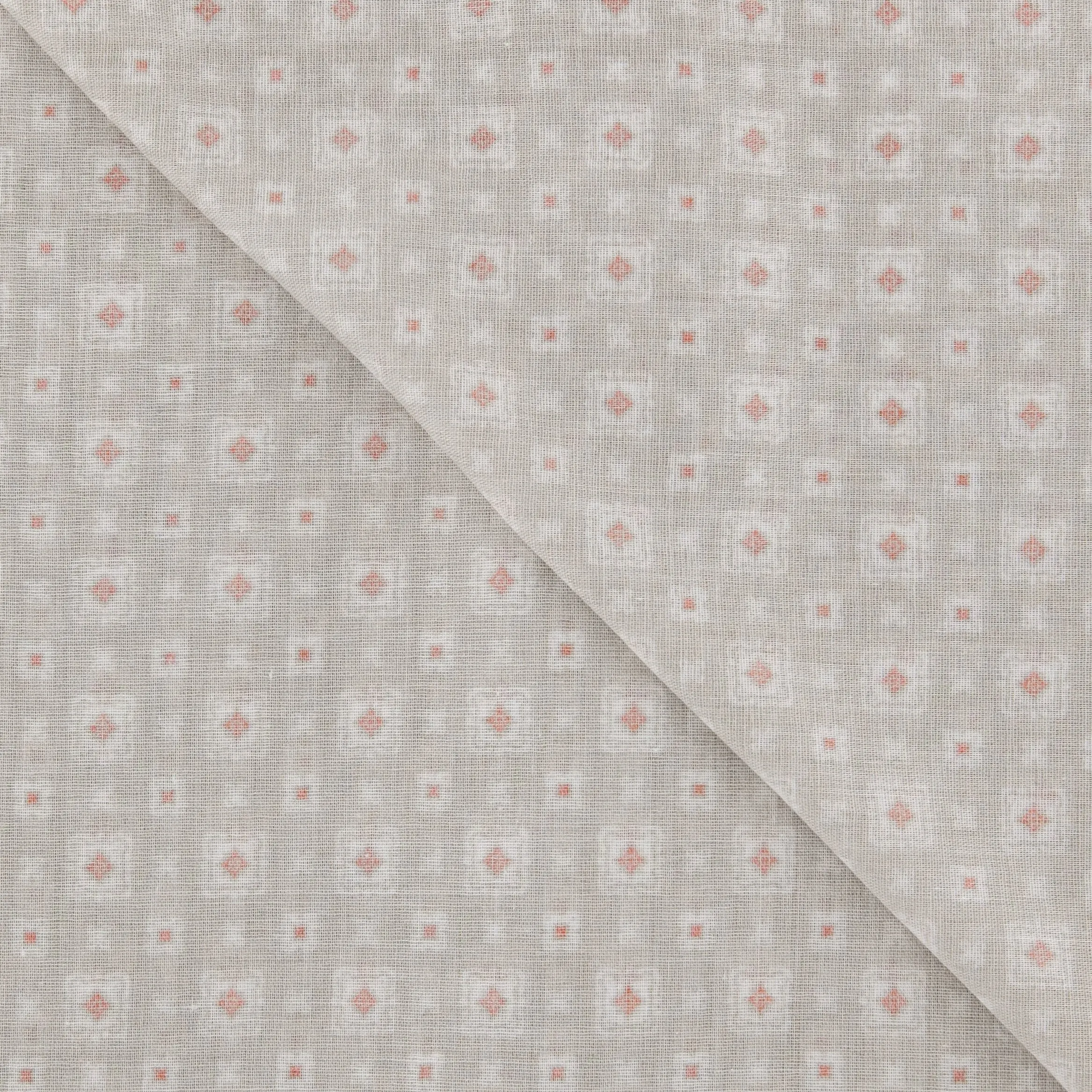 Luigi Borrelli Light Brown Cotton Scarf