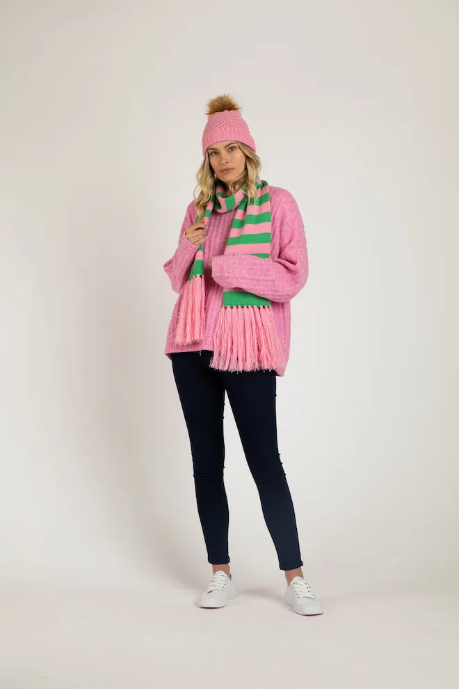 Lunar Scarf - Floss Stripe