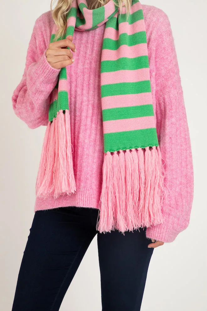 Lunar Scarf - Floss Stripe