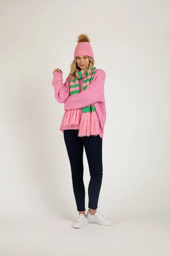 Lunar Scarf - Floss Stripe