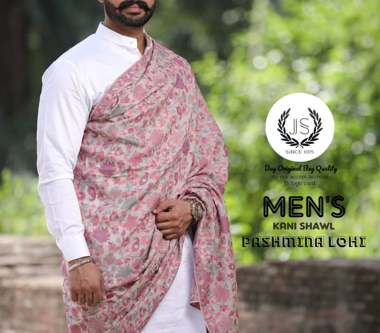 Luxury Men's Pashmina(64 Count) Kani Stoles