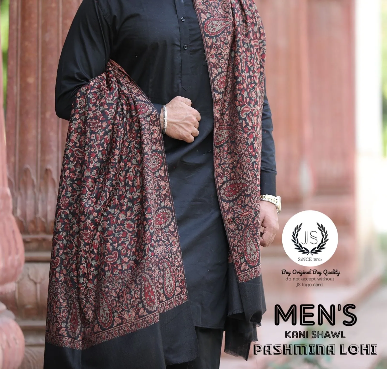 Luxury Men's Pashmina(64 Count) Kani Stoles