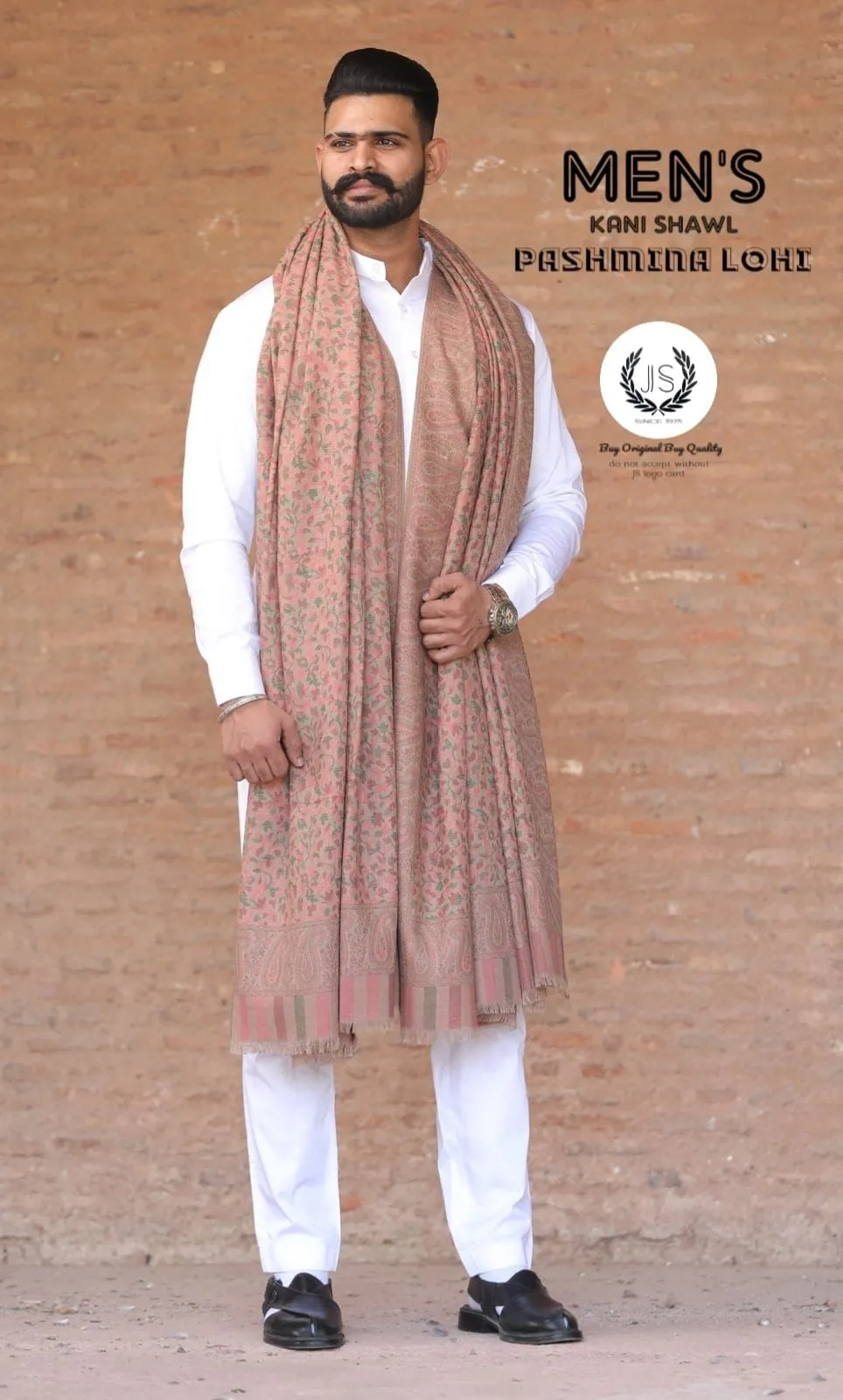 Luxury Men's Pashmina(64 Count) Kani Stoles