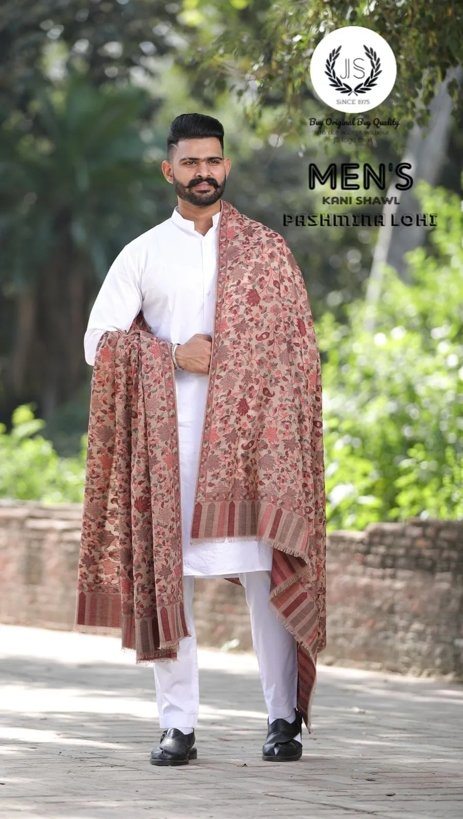Luxury Men's Pashmina(64 Count) Kani Stoles